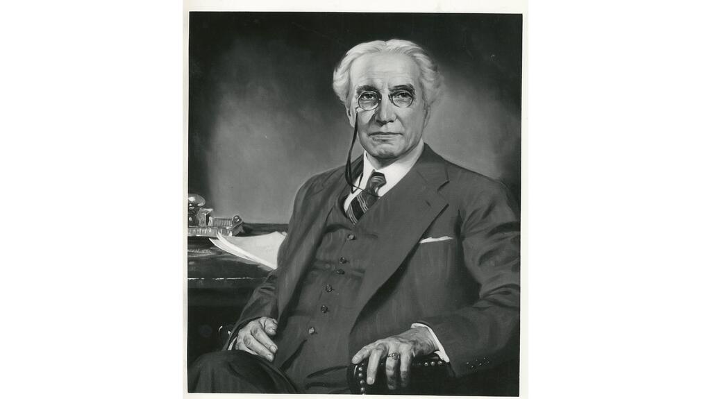 An undated portrait of Bulova founder Joseph Bulova Portrait of Joseph Bulova