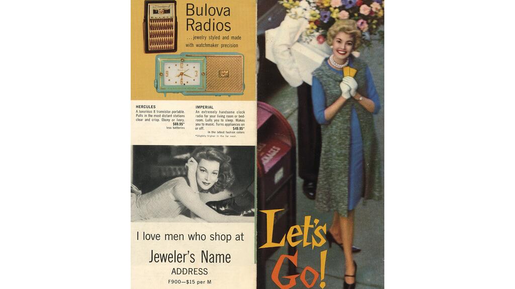 An ad for Bulova radios from the 1950s Bulova radio ad 1950s