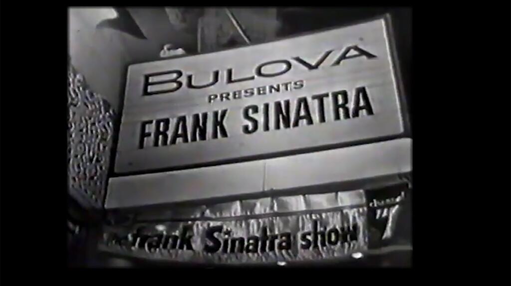 Bulova was a sponsor of “The Frank Sinatra Show” that aired on CBS from 1950 to 1952. Marquee for The Frank Sinatra Show
