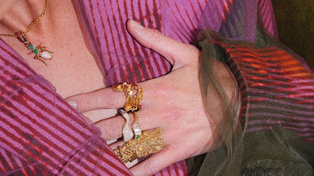 A selection of gold jewelry from Reciprocity Jewels’ Christine Olowonira, the designer behind Cocoerow Fine Jewelry Cocoerow Fine Jewelry