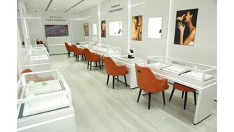 Forevermark jewelry is now sold at exclusive boutiques and high-end retailers in India; pictured is the Forevermark boutique in Mumbai. Forevermark store Mumbai India