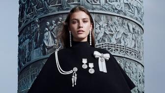 A model wears pieces from “The Power of Couture,” the 24-piece high jewelry collection Boucheron released in January. Boucheron is part of Kering, and the luxury conglomerate saw sales fall 15 percent in the third quarter. Jewelry from Boucheron