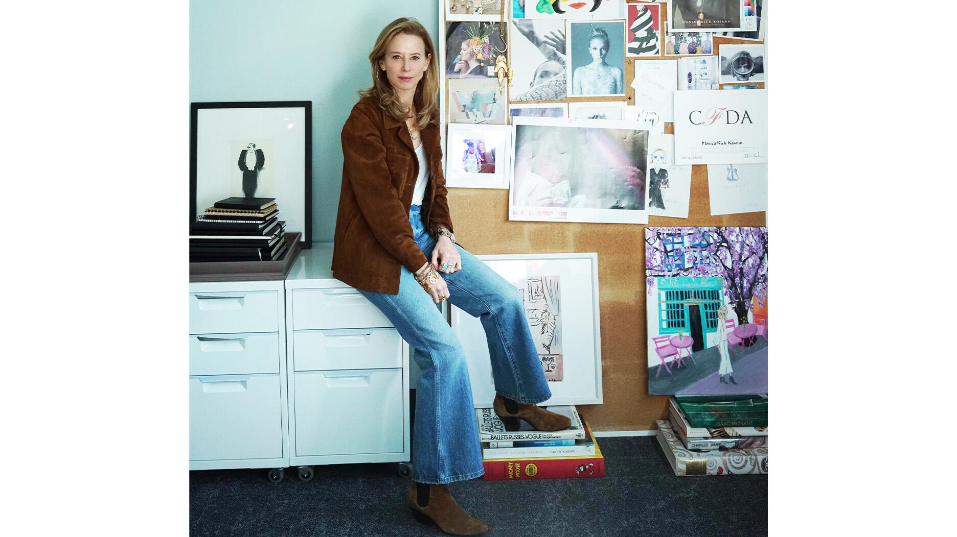 Monica Rich Kosann is the founder of her eponymous brand. She started as a portrait photographer before transitioning to telling stories through jewelry design. Monica Rich Kosann