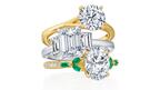 CD Peacock Love and Celebration Rings