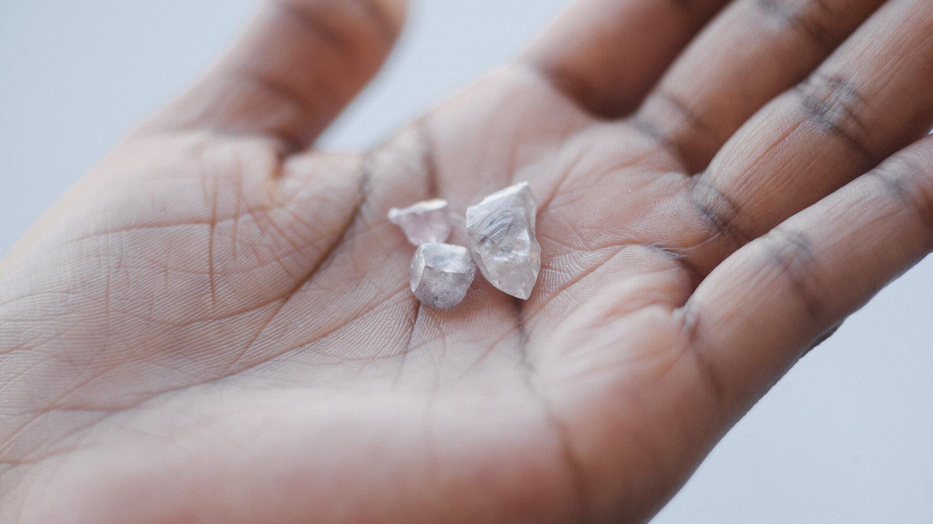 The G7 said Wednesday that it has added a second certification point for rough diamonds—Botswana. The world’s largest diamond producer by value and the sorting center for all De Beers Group’s goods, the southern African country’s rough verification operations will be up and running “as soon as possible” in 2025. De Beers rough diamonds in someone’s hand