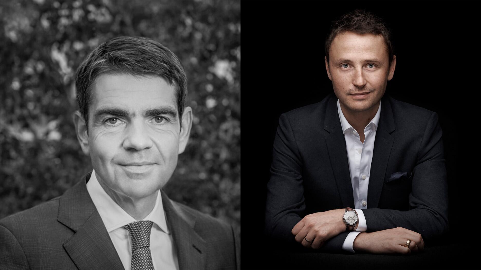 Jérôme Lambert (left) has been promoted from Richemont Group’s chief operating officer to chief executive officer of Jaeger-LeCoultre and Laurent Perves, who was chief commercial officer at Vacheron Constantin, is now the chief executive officer. Jérôme Lambert and Laurent Perves