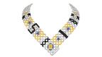 Chanel Quilted Stars Necklace