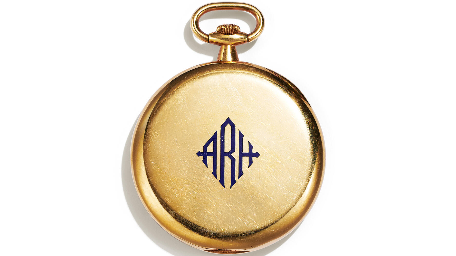 Back of Tiffany Titanic pocket watch