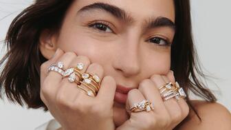 In late December, Effy launched “Promise by Effy,” a brand dedicated to lab-grown diamond jewelry. Pieces in the collection are a mix of fashion and engagement rings, as seen here. Rings in the Promise by Effy lab-grown diamond jewelry collection