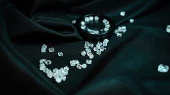 A security guard was shot to death and an unspecified amount of diamonds were stolen in an armed robbery that happened Saturday at Namib Desert Diamonds (Pty) Ltd., a diamond sales and marketing company in Windhoek, Namibia. (Photo courtesy of Namib Desert Diamonds (Pty) Ltd.) Loose diamonds from Namdia