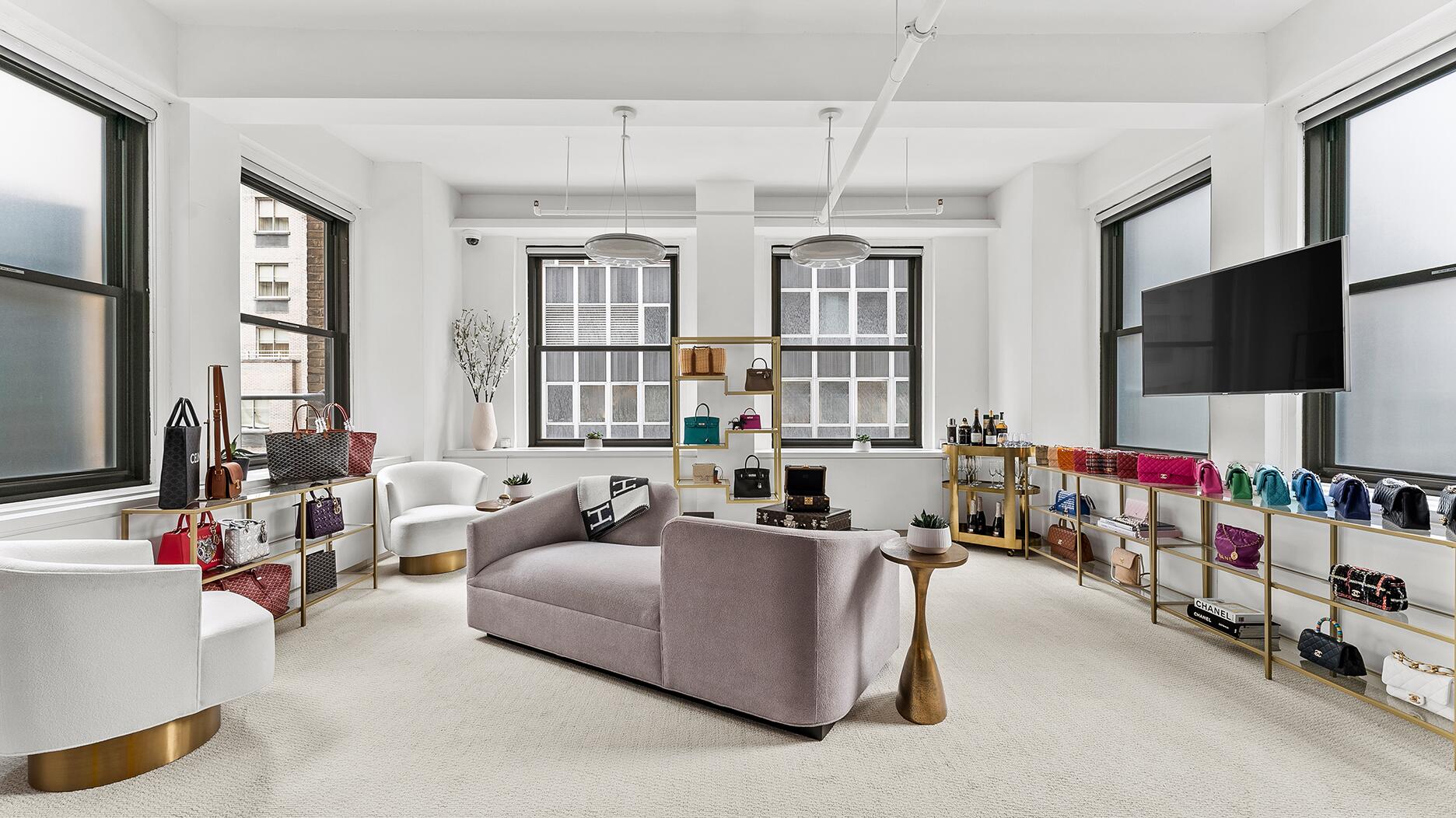 The myGemma showroom in New York City. The luxury resale company now offers a consignment service. myGemma showroom