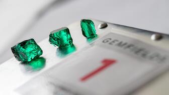The government of Zambia has once again suspended its 15 percent export duty on precious stones and metals. The country first introduced the export duty in 2019 but lifted it later that year, only to reinstate it in 2025. (Photo courtesy of Gemfields) Rough emerald mined by Gemfields