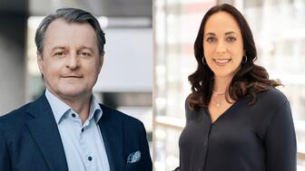 Alexander Lacik, CEO of Pandora (left) and Beth Gerstein, co-founder and CEO of Brilliant Earth, will be honored at Jewelers for Children’s “Facets” 2025 event. Alexander Lacik and Beth Gerstein