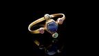 Medieval sapphire bishop ring