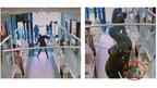 Surveillance footage of robbery