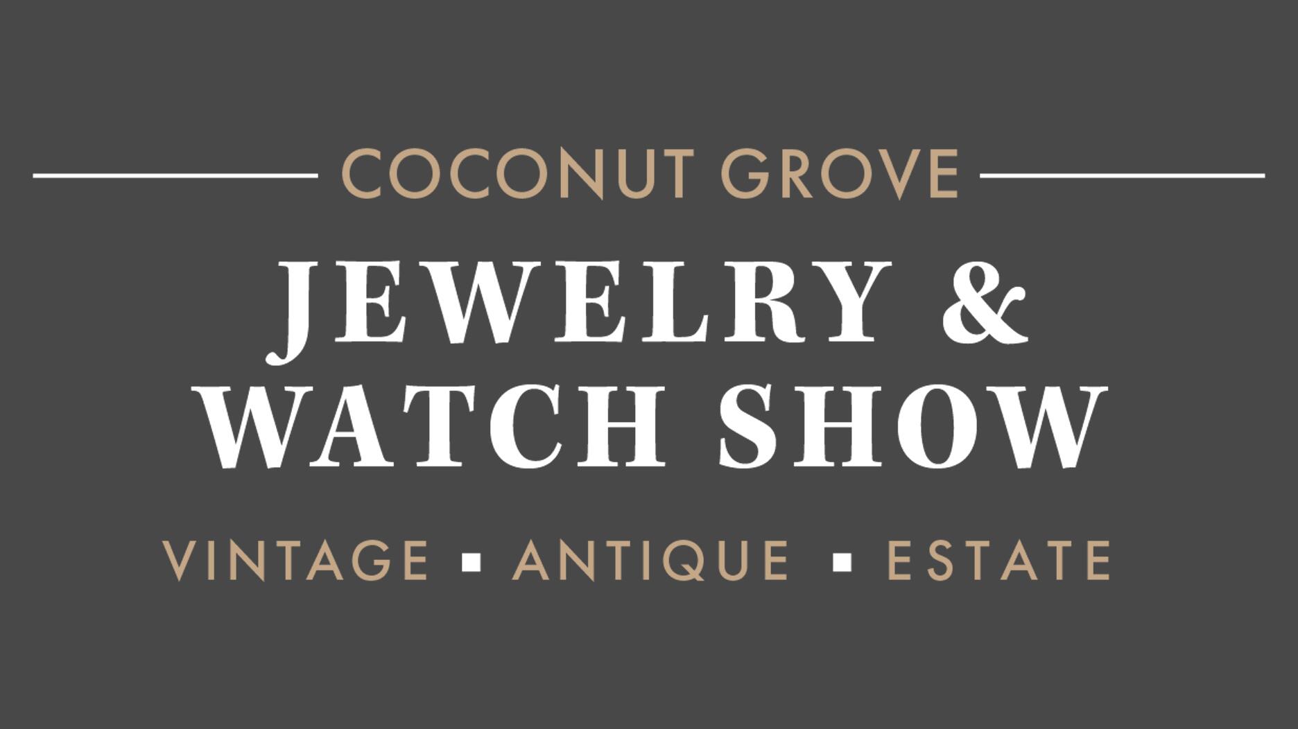 The 2025 Coconut Grove Jewelry and Watch Show will take place Nov. 14-16 at The Hangar at Regatta Harbour. Coconut Grove Jewelry & Watch Show