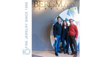 Bergman Jewelers will soon close after 137 years in business. Pictured from left to right are Kevin Gilinksy, Patty Gilinksy, and Larry Gilinsky. (Image courtesy of Bergman Jewelers’ Facebook page) Bergman Jewelers family