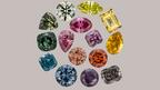 Natural color diamonds on display at Smithsonian National Museum of History