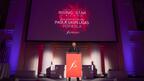 Jason McNary accepting FGI Fine Jewelry Rising Star award for Paola Sasplugas