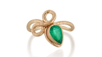 Photo credit: Alain Simic Angely Martinez emerald Promise ring