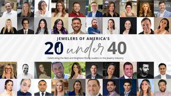On Tuesday, Jewelers of America announced the names of the 40 individuals who made its two “20 Under 40” lists for 2025. One list of 20 recognizes retailers, while the second list of 20 individuals is dedicated to suppliers. Jewelers of America 20 Under 40 for 2025