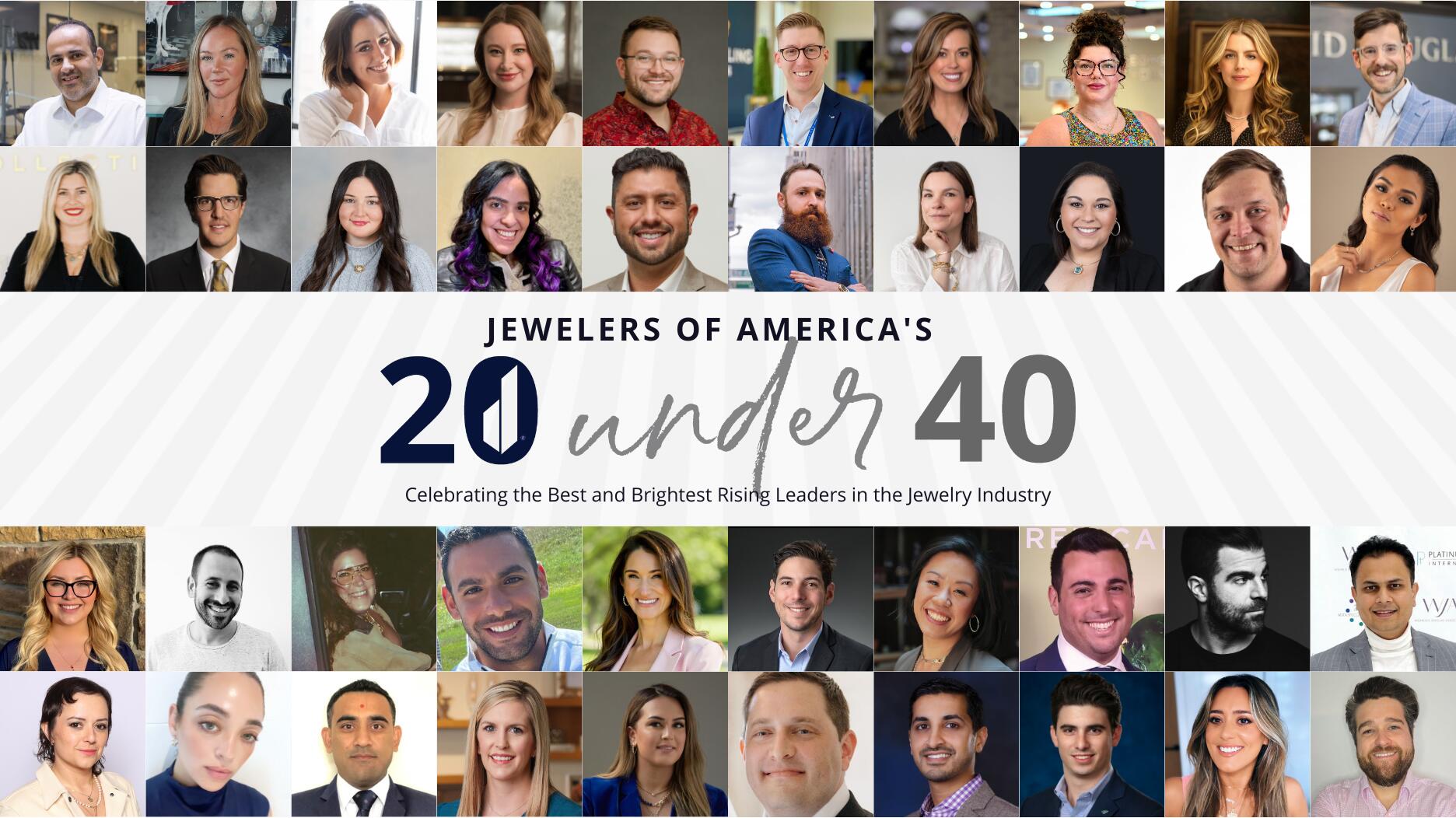 On Tuesday, Jewelers of America announced the names of the 40 individuals who made its two “20 Under 40” lists for 2025. One list of 20 recognizes retailers, while the second list of 20 individuals is dedicated to suppliers. Jewelers of America 20 Under 40 for 2025