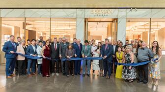 Eiseman Jewels, a family-owned independent retailer that has been in business for more than 60 years, recently held a ribbon-cutting ceremony to celebrate its renovated store in Dallas’ NorthPark Center. Eiseman Jewels ribbon cutting ceremony