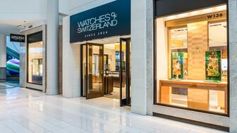 Watches of Switzerland’s store in the Mall of America in Bloomington, Minnesota. The retailer reported 8 percent revenue growth year-over-year in its recent preliminary fiscal year results. Watches of Switzerland store in Mall of America