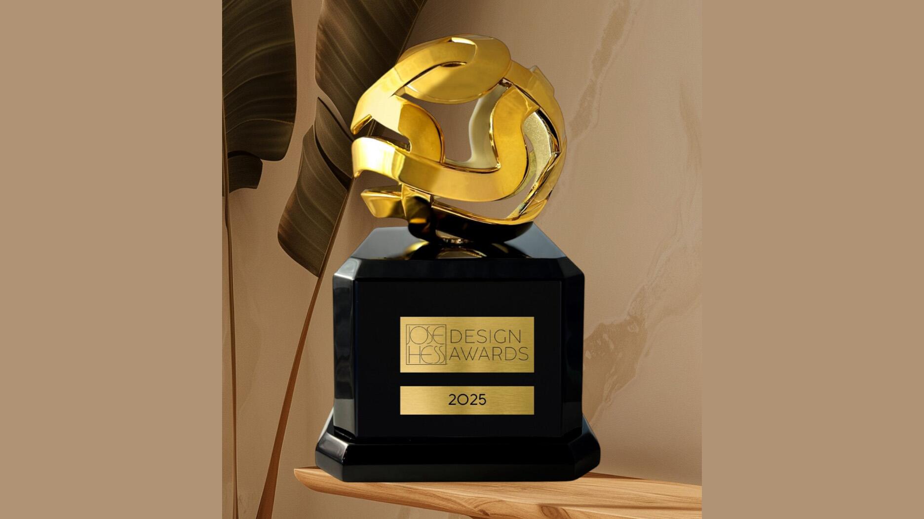The winning designers of the Jose Hess Design Awards will be announced and celebrated at the JCK Show in Las Vegas on Saturday, June 7. Jose Hess Design Awards 2025 Trophy