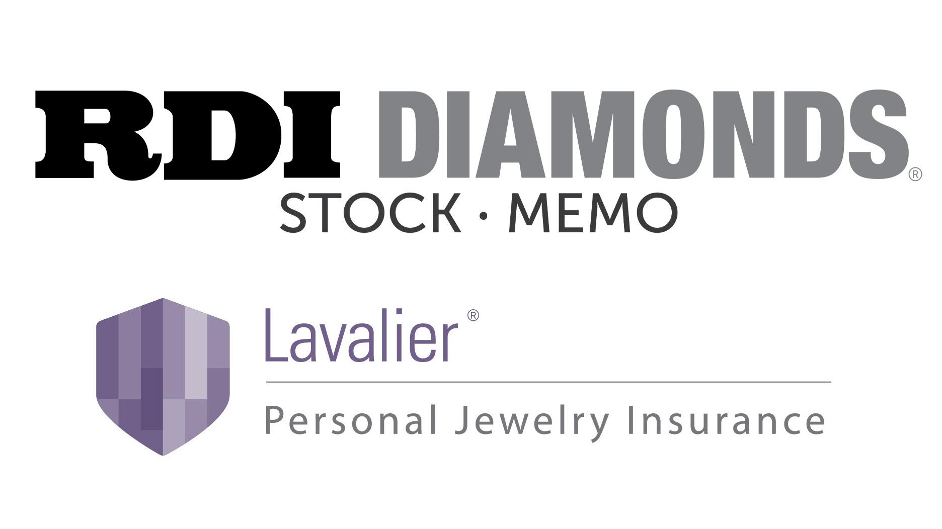 The exclusive collaboration between RDI Diamonds and Lavalier Personal Jewelry Insurance will only be available to RDI’s select retailers. RDI Diamonds and Lavalier Personal Jewelry Insurance Logos