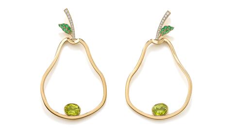 Robinson Pelham Fruits of Love Pear Earrings
