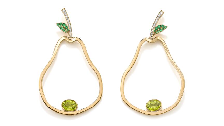 Robinson Pelham Fruits of Love Pear Earrings